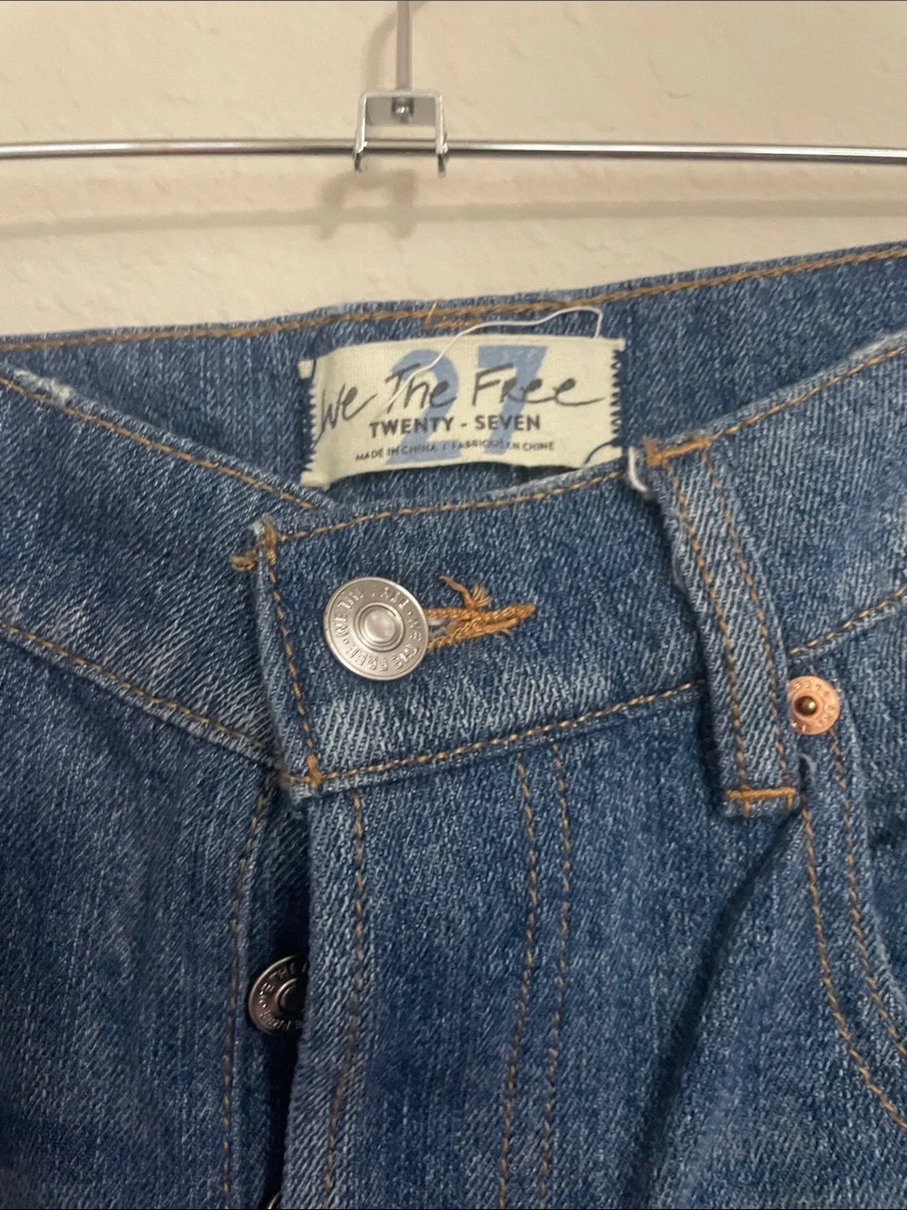 Free People Piece Of My Heart Jeans Size 27